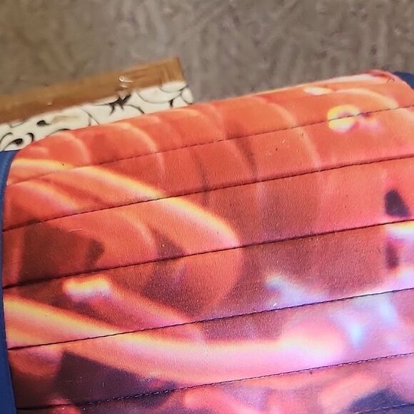 Vibrant Orange and Blue Yoga Mat - Picture 12 of 12